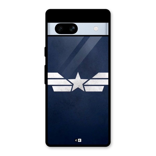 American Shield Glass Back Case for Google Pixel 7a