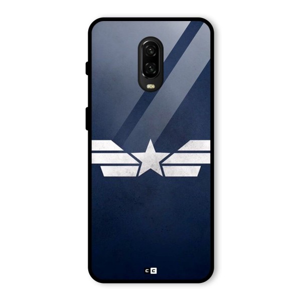 American Shield Glass Back Case for OnePlus 6T