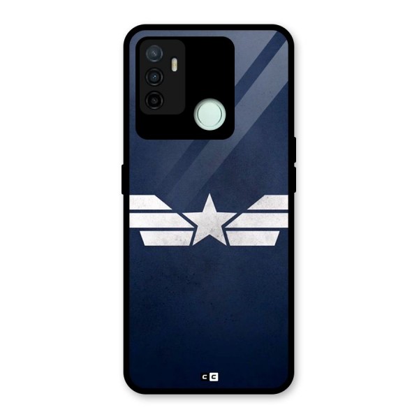 American Shield Glass Back Case for Oppo A53