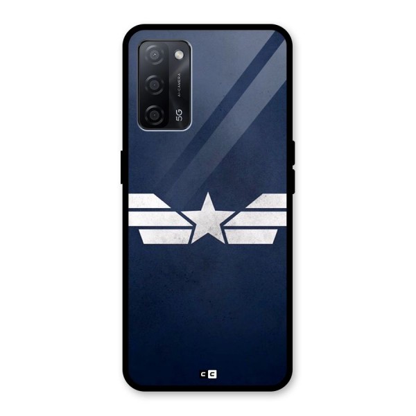 American Shield Glass Back Case for Oppo A53s 5G