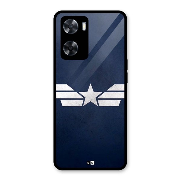 American Shield Glass Back Case for Oppo A57 2022