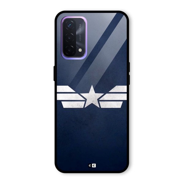 American Shield Glass Back Case for Oppo A74 5G