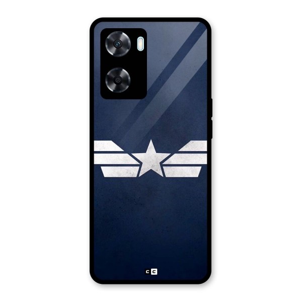 American Shield Glass Back Case for Oppo A77