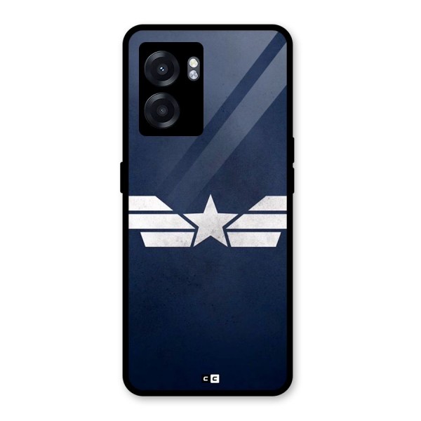 American Shield Glass Back Case for Oppo K10 (5G)