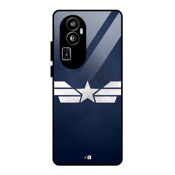 American Shield Glass Back Case for Oppo Reno10 Pro Plus