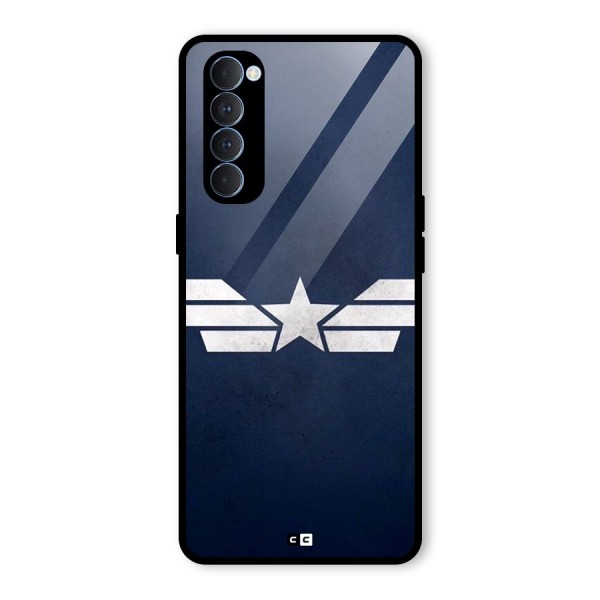 American Shield Glass Back Case for Oppo Reno4 Pro