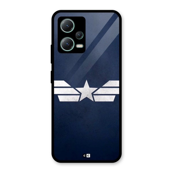 American Shield Glass Back Case for Poco X5