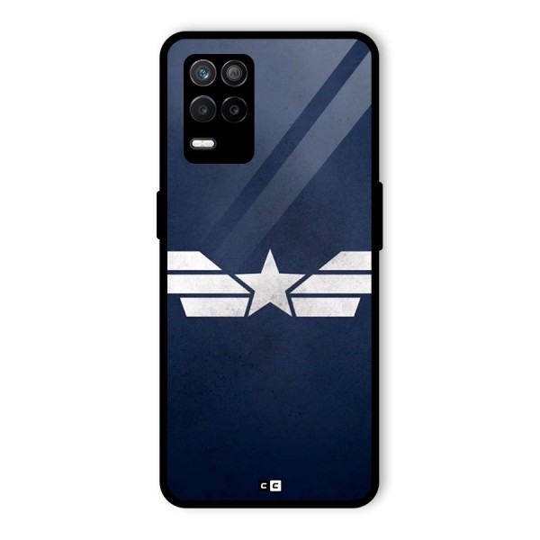 American Shield Glass Back Case for Realme 8s 5G