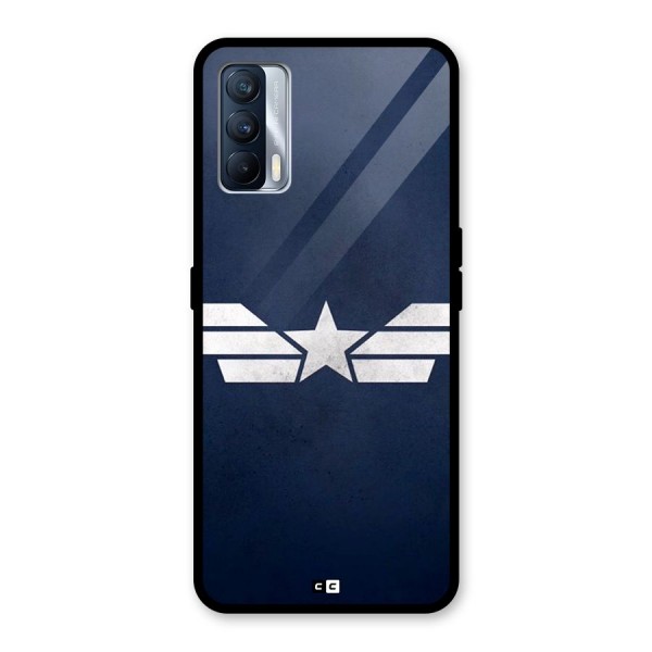 American Shield Glass Back Case for Realme X7