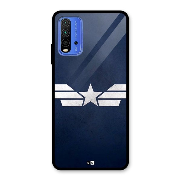 American Shield Glass Back Case for Redmi 9 Power