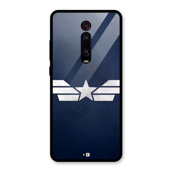 American Shield Glass Back Case for Redmi K20 Pro