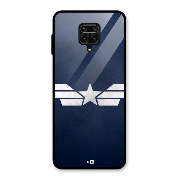 American Shield Glass Back Case for Redmi Note 10 Lite