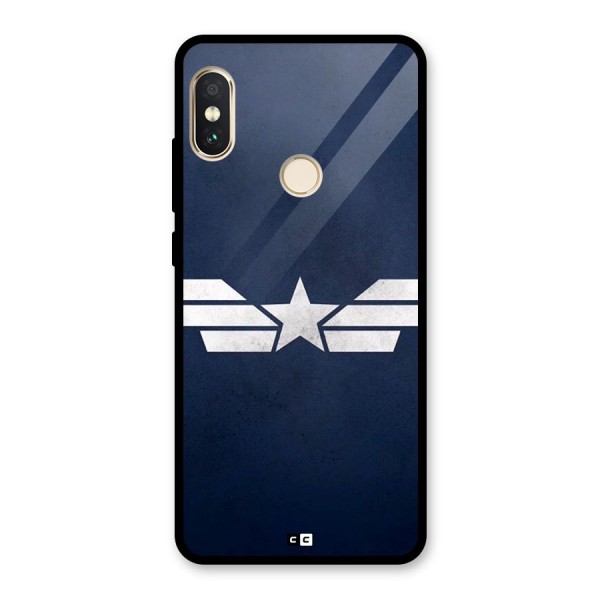 American Shield Glass Back Case for Redmi Note 5 Pro