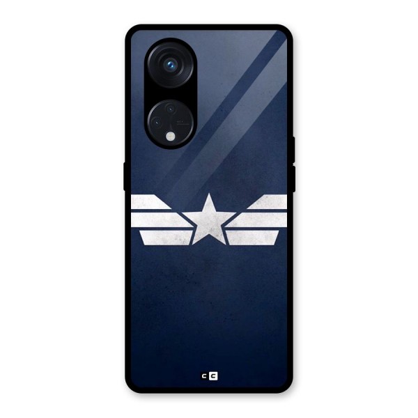 American Shield Glass Back Case for Reno8 T 5G