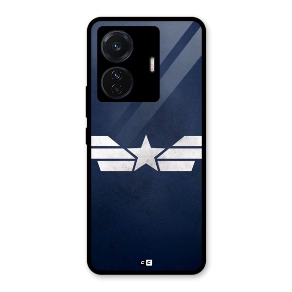 American Shield Glass Back Case for Vivo T1 Pro