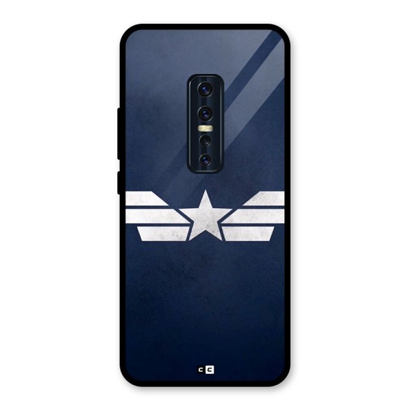 American Shield Glass Back Case for Vivo V17 Pro