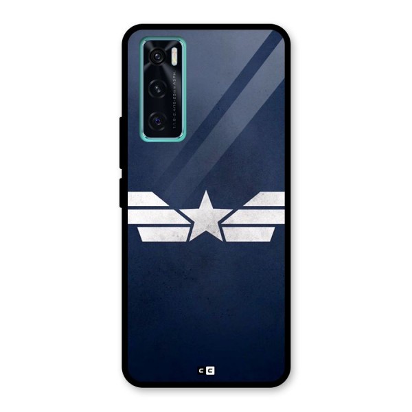 American Shield Glass Back Case for Vivo V20 SE