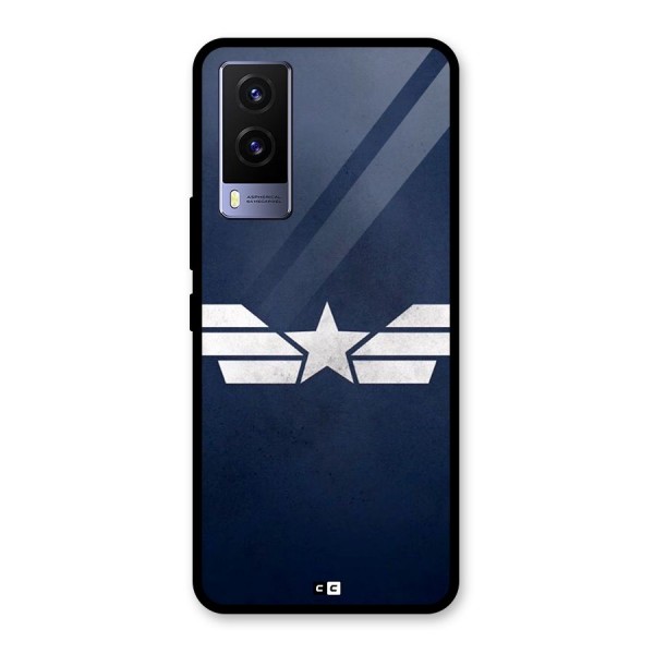 American Shield Glass Back Case for Vivo V21e 5G