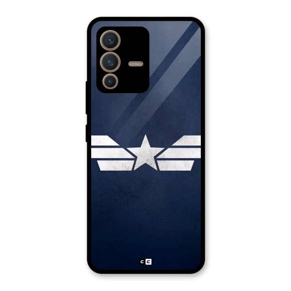 American Shield Glass Back Case for Vivo V23 5G