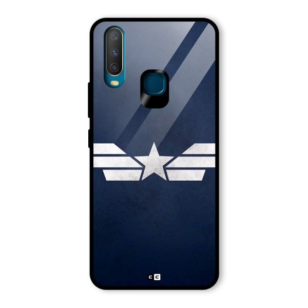 American Shield Glass Back Case for Vivo Y12