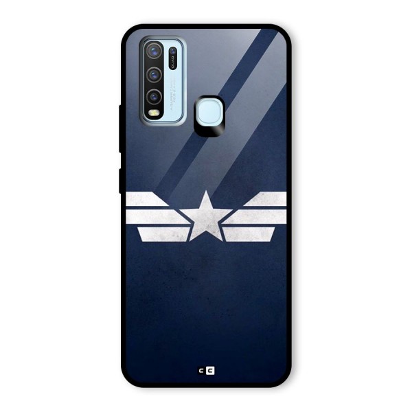 American Shield Glass Back Case for Vivo Y30