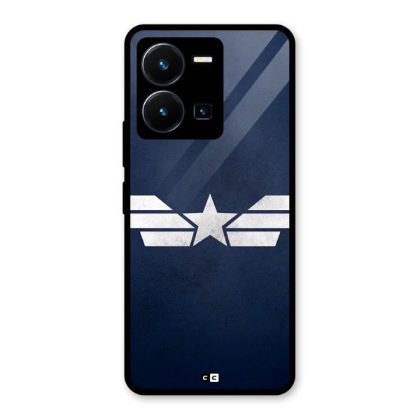 American Shield Glass Back Case for Vivo Y35