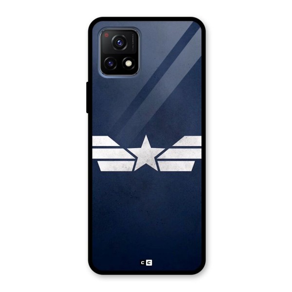 American Shield Glass Back Case for Vivo Y72 5G