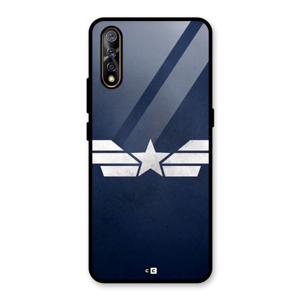 American Shield Glass Back Case for Vivo Z1x