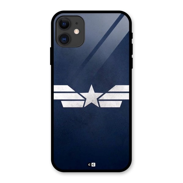 American Shield Glass Back Case for iPhone 11