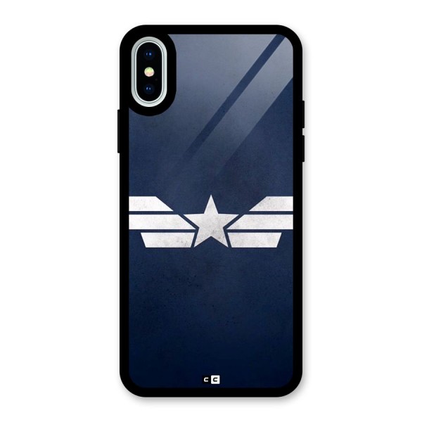 American Shield Glass Back Case for iPhone X