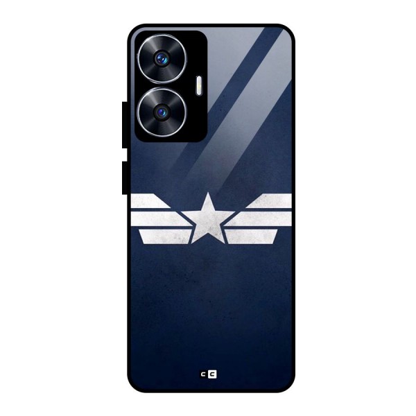 American Shield Glass Back Case for realme C55