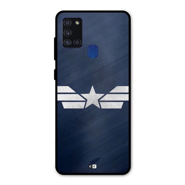 American Shield Metal Back Case for Galaxy A21s