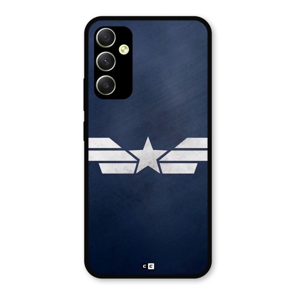 American Shield Metal Back Case for Galaxy A34