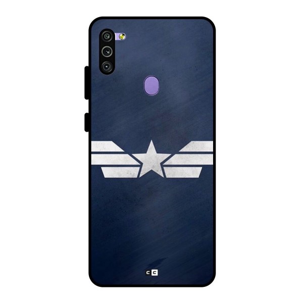 American Shield Metal Back Case for Galaxy M11