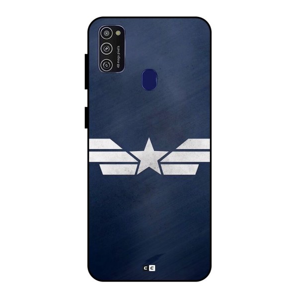 American Shield Metal Back Case for Galaxy M21