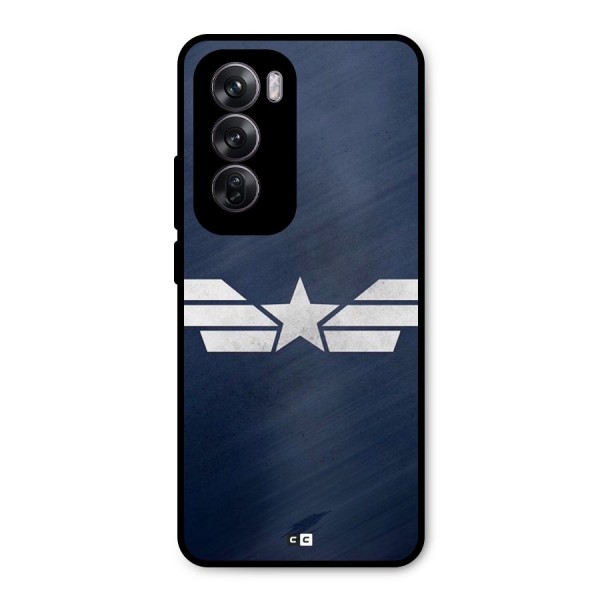 American Shield Metal Back Case for Oppo Reno12 Pro