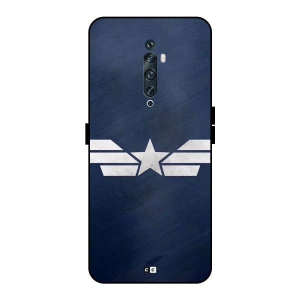 American Shield Metal Back Case for Oppo Reno2 F