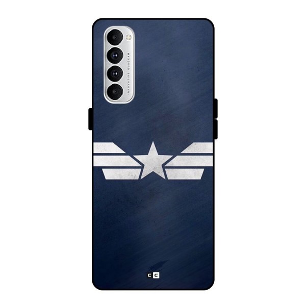 American Shield Metal Back Case for Oppo Reno4 Pro