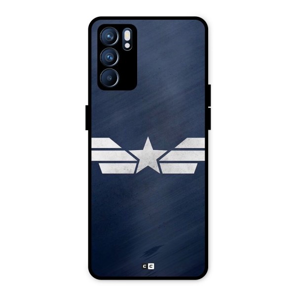 American Shield Metal Back Case for Oppo Reno6 5G