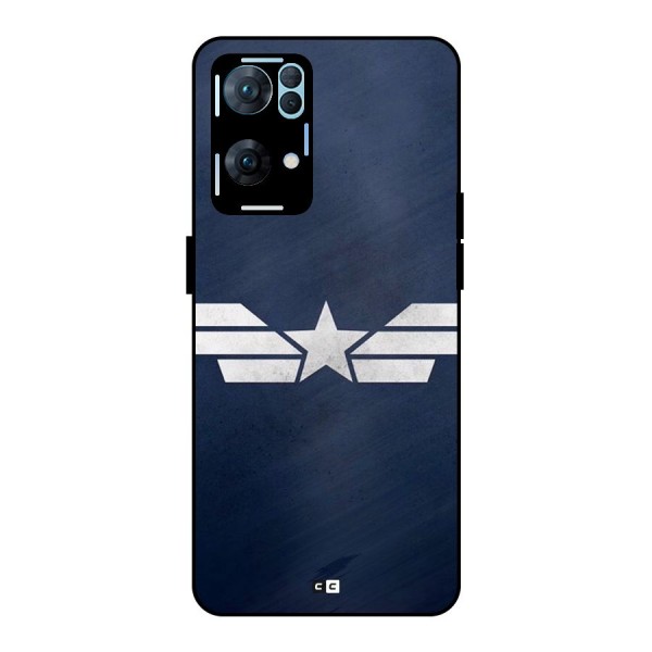 American Shield Metal Back Case for Oppo Reno7 Pro 5G