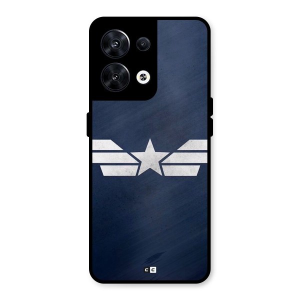 American Shield Metal Back Case for Oppo Reno8 5G