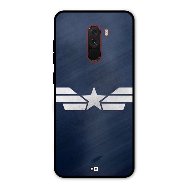 American Shield Metal Back Case for Poco F1