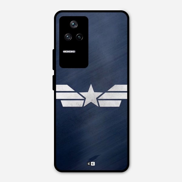 American Shield Metal Back Case for Poco F4 5G