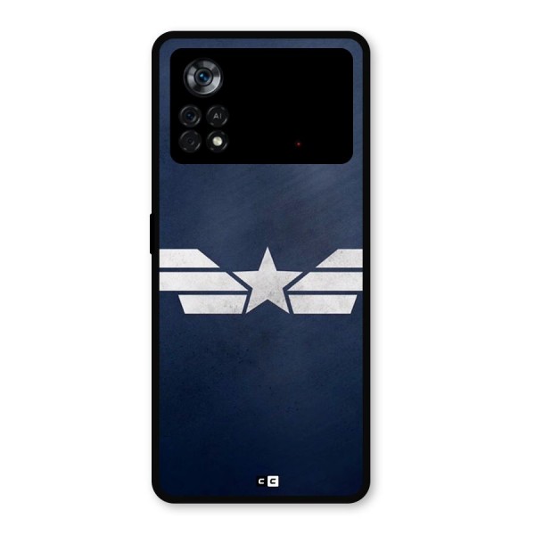 American Shield Metal Back Case for Poco X4 Pro 5G