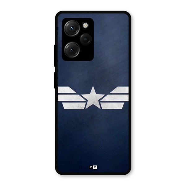 American Shield Metal Back Case for Poco X5 Pro