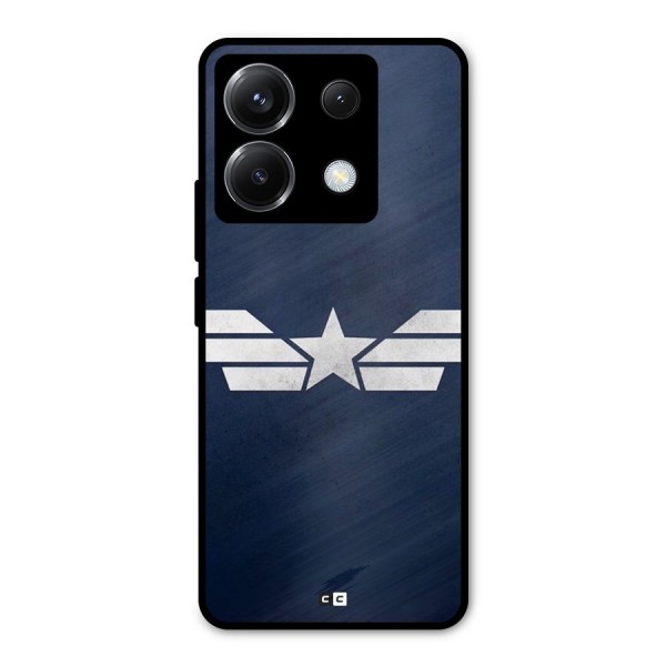 American Shield Metal Back Case for Poco X6