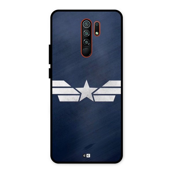 American Shield Metal Back Case for Redmi 9 Prime