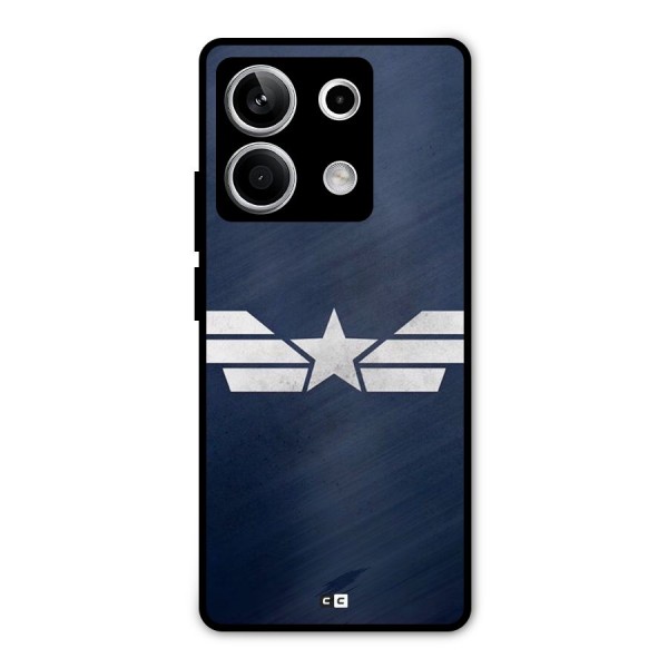 American Shield Metal Back Case for Redmi Note 13 5G