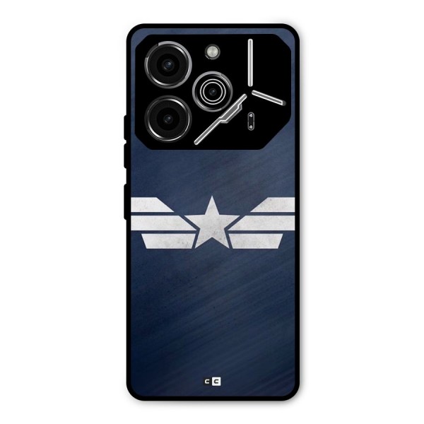 American Shield Metal Back Case for Tecno Pova 6 Pro