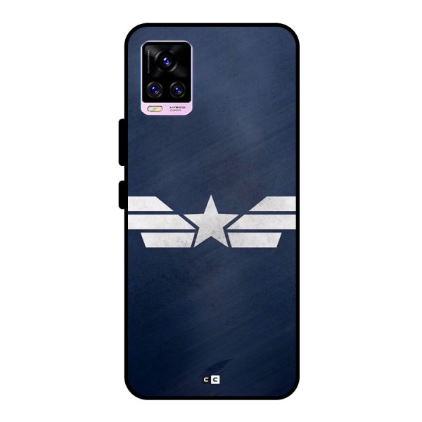 American Shield Metal Back Case for Vivo V20 Pro